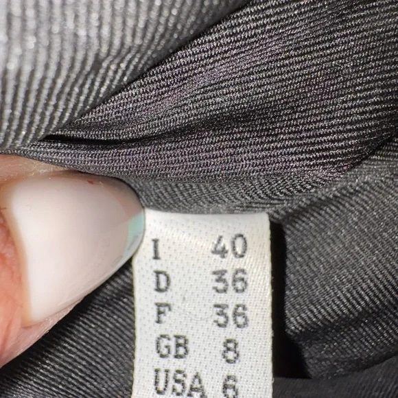 Jean Paul Gaultier Femme Black Twisted Waist Jacket – Y2K (Size 40 / US 6 - Picture 7 of 15